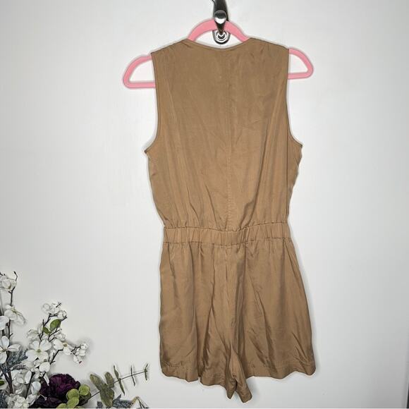 BANANA REPUBLIC Utility Romper Afternoon Latte Tan {3L5} - Picture 5 of 8